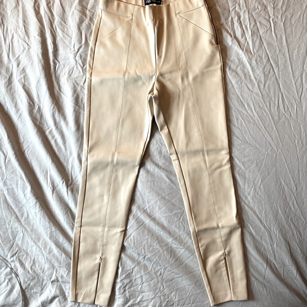 Zara contour leggings bone ecru